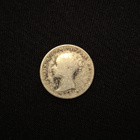Uk 3Pence 1860 Hopeaa - pikkukuva 2