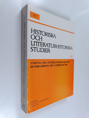 Torsten Steinby : Historiska och litteraturhistoriska stu...