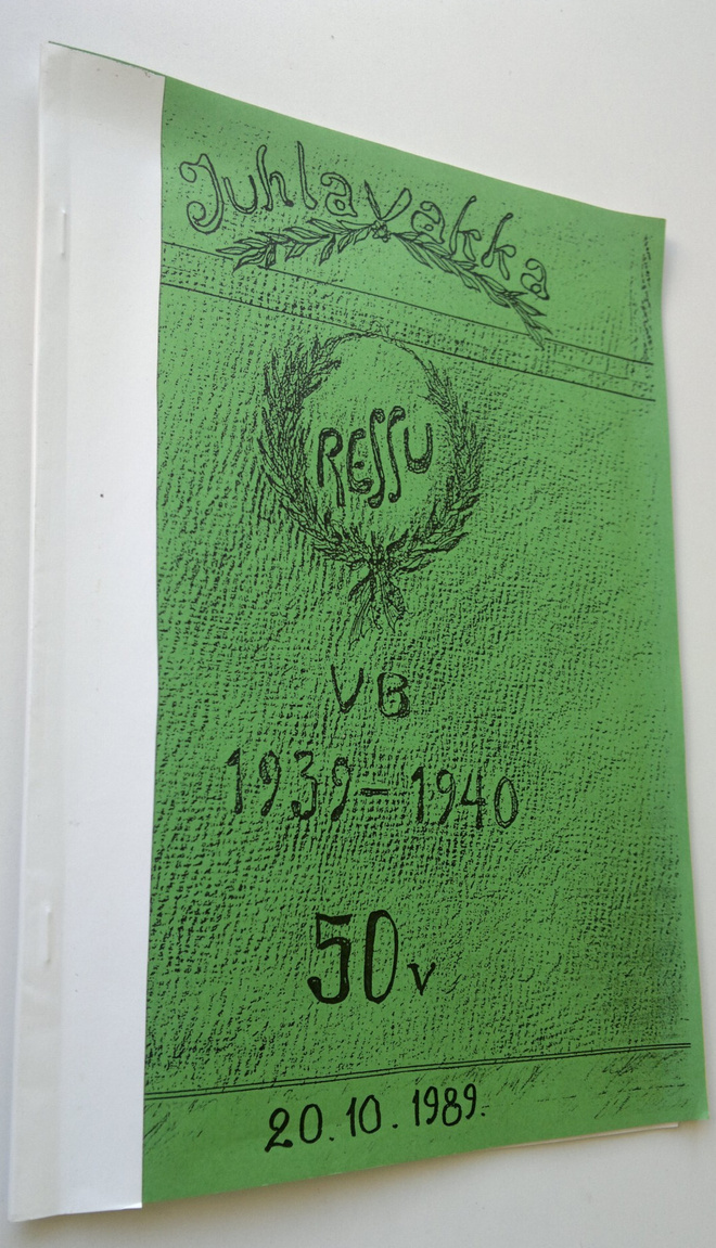 Lauri Vastari : Juhlavakka - Ressu V B 1939-1940 50v 20.1...