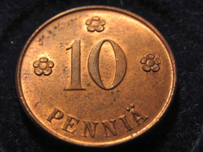 10 penniä 1919