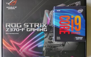 Asus z370f + 9900kf + 16gb ddr4