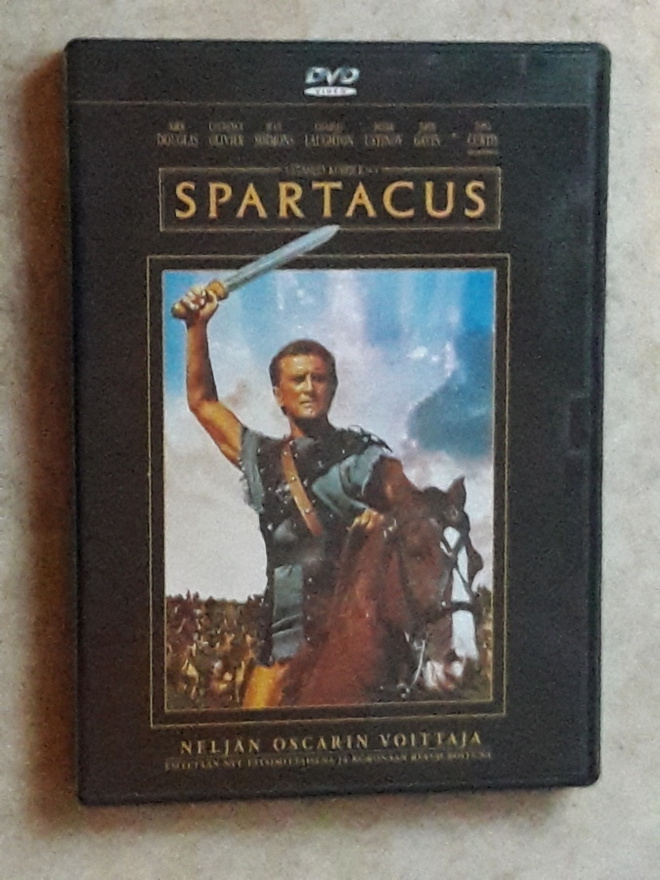 Spartacus (1960), DVD. Kirk Douglas