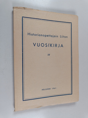 Historianopettajain liiton vuosikirja 4