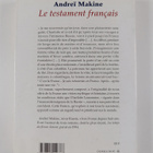 Andrei Makine : Le testament francais : roman (signeerattu) - pikkukuva 2
