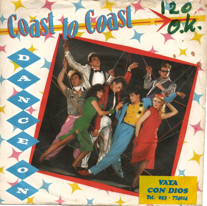 COAST TO COAST: Dance On / Coastin'  7"kk