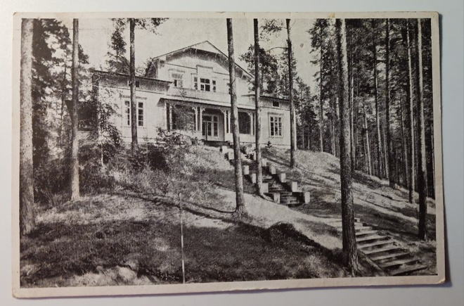 Punkaharjun Lomakylän huvilarakennus, p. 1946
