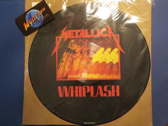 METALLICA - WHIPLASH M- KUVALEVY 12''
