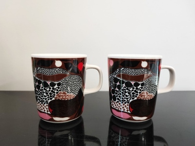 Rusakko mukit 2,5dl 18e/kpl (Marimekko)