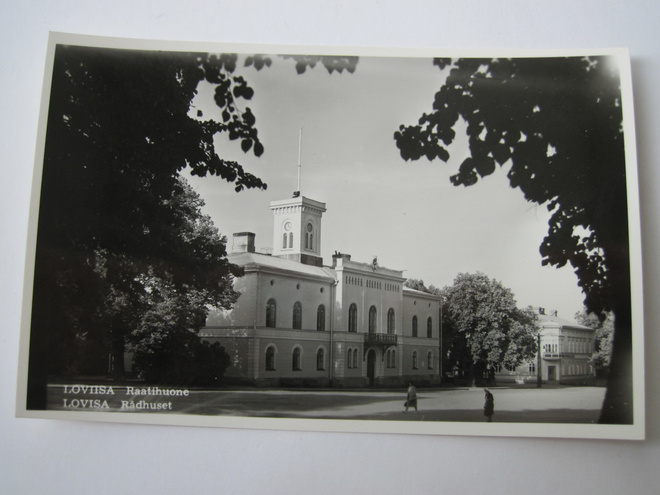 VANHA Postikortti Loviisa 1950-l  Alkup.Mallikappale