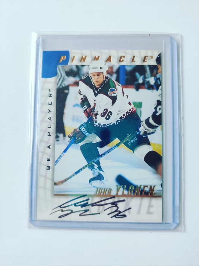 Juha Ylönen 97-97 Pinnacle Autograph Rookie