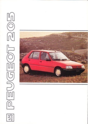Peugeot 205 -esite, 1991