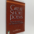 Bob Blaisdell ym. : Great Short Poems from Antiquity to t... - pikkukuva 1