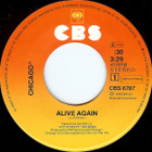 CHICAGO :: ALIVE AGAIN :: VINYYLI 7" 1978 !! - pikkukuva 3