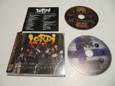 Lordi The Arockalypse Japanilainen CD + DVD + OBI