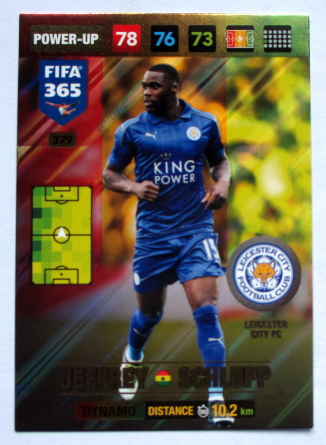 Jeffrey Schlupp Power-Up Panini Adrenalyn XL