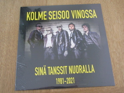 Kolme seisoo vinossa sinä tanssit nuoralla 1981-2021 lp uusi