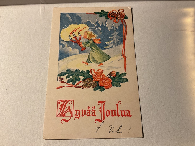 Postikortti Kenttäpostia 1940-luku