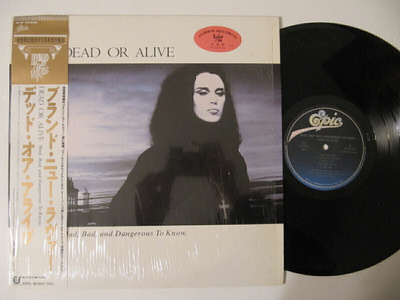 Dead Or Alive Mad, Bad And Dangerous To Know Japanilainen LP