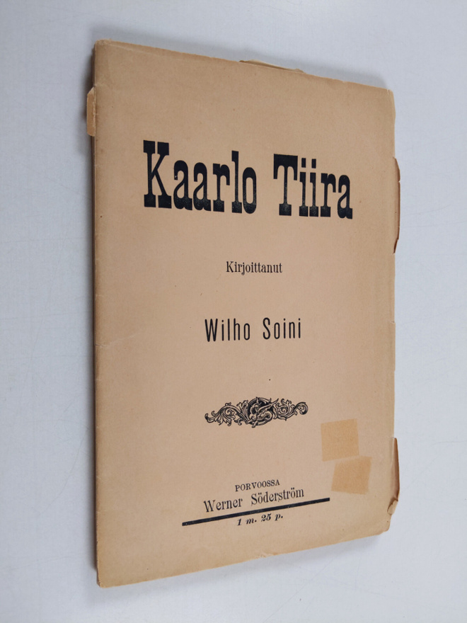 Wilho Soini : Kaarlo Tiira : novelli