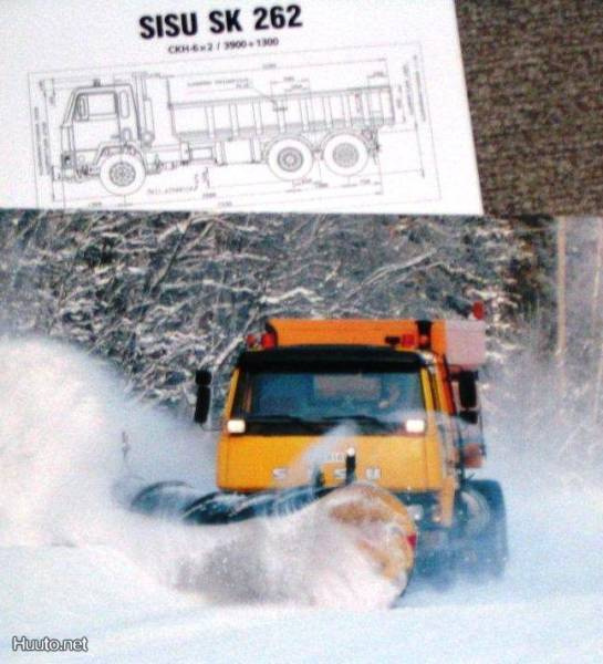 1994 Sisu SK 262 6x2 esite - KUIN UUSI - suom - Cummins