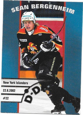 2003-04 CardSet D-Day #1of16 Sean Bergenheim Jokerit