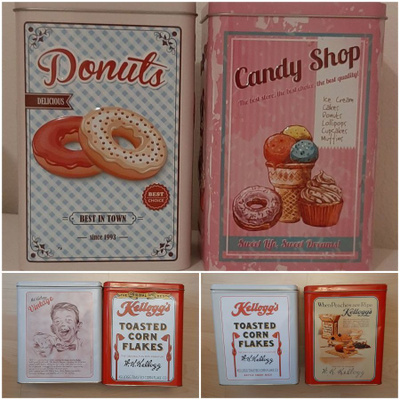 5x peltirasia Kellogg's ja Donuts Candy Shop