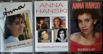 ANNA HANSKI- 3 kasettia Parhaat, Odotan sua laiturilla ym