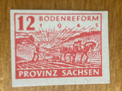 SAKSA 1945 NEUVOSTOLIITTO SEKTORI MERKKI**