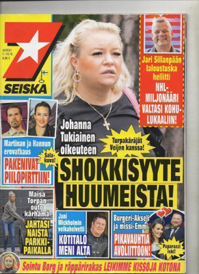 7-Päivää n:o 44 2021 Miss Suomi. Tuksu. Maisa. Martina & Han