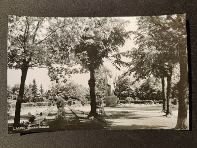 VANHA Kortti Lahti Sankarihaudat 1950-l Alkup.Mallikappale