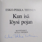 Esko-Pekka Tiitinen : Kun isä löysi pojan (signeerattu) - pikkukuva 3
