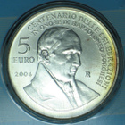 2004 SAN MARINO 5€ hopea Bartolomeo Borghesi BU laatu - pikkukuva 1