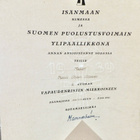 Luovari Vapaudenristi 3 lk 1941 malli 1939 Tunnettu Saaja - pikkukuva 3
