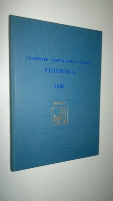 Upseerien ampumayhdistyksen vuosikirja 1960