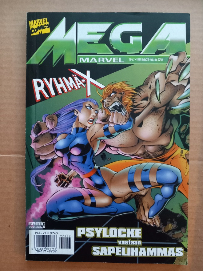 Mega Marvel 7/1997 Ryhmä-X