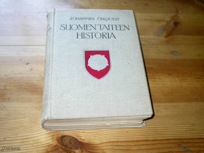 Johannes Öhquist: SUOMEN TAITEEN HISTORIA *1910 1.p*