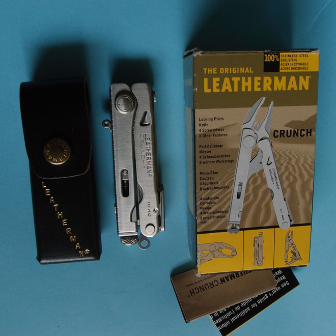 LEATHERMAN HARVINAISUUS.  CRUNCH - LUKKOPIHTI !