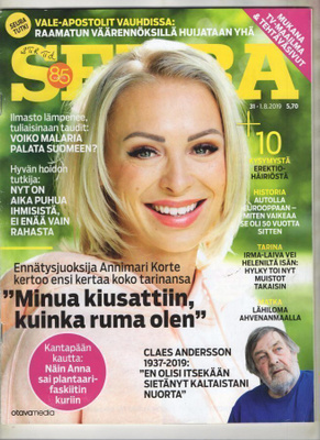 Seura n:o 31 2019 Annimari. Helen. Historia. Markku.