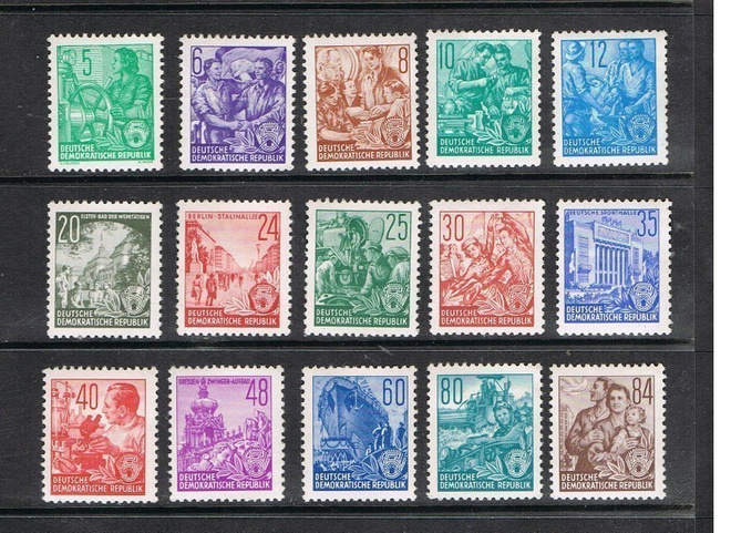 DDR 1953 - 5-vuotissuunnitelma (15/18)  +