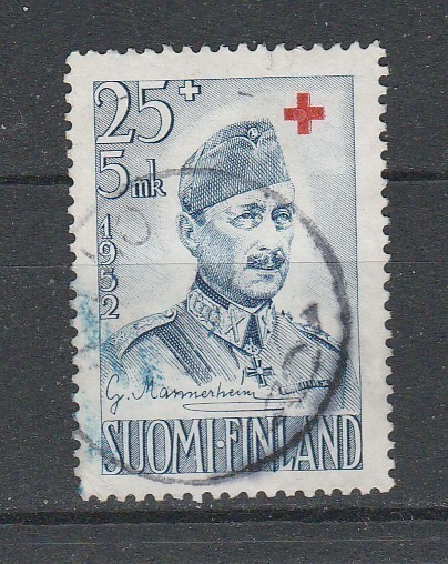 Suomi 1952, PR merkki 25mk+5mk,  , leimattu
