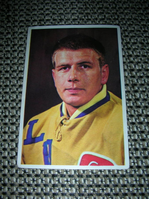 Hellas jääkiekkokortti 1965 Lukko Pentti Jokinen