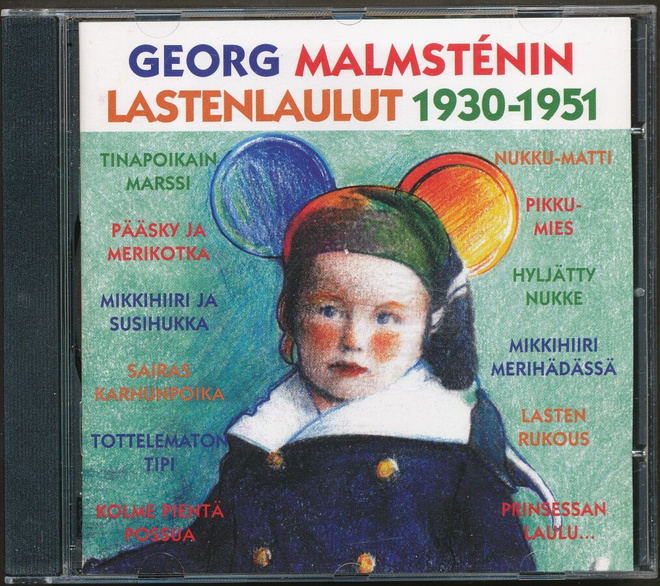 Georg Malmstenin lastenlaulut 1930-1951 CD-levy