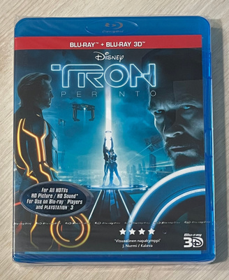 Tron: Perintö (2010) Blu-ray 3D + Blu-ray (UUSI)