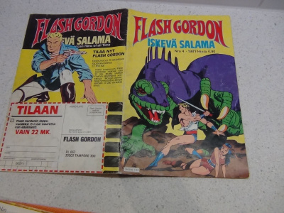 FLASH GORDON, No: 4 1981, iskevä salama