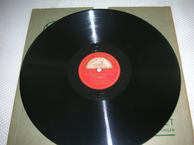 Vanha savikiekko  rpm 78 Lp