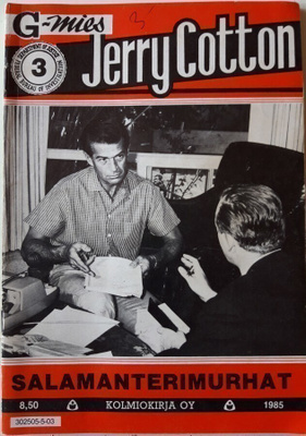 Jerry Cotton 3/1985: Salamanterimurhat