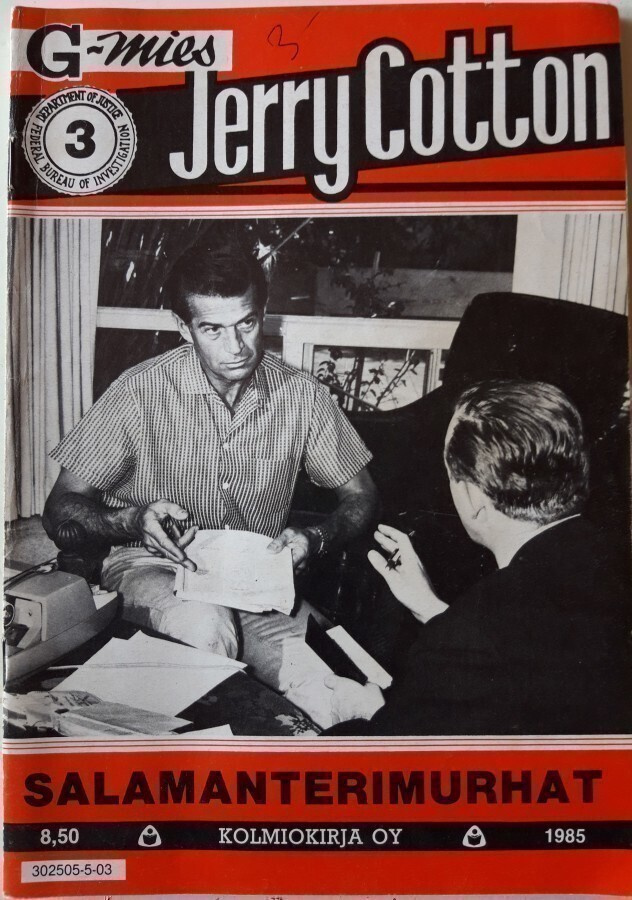 Jerry Cotton 3/1985: Salamanterimurhat