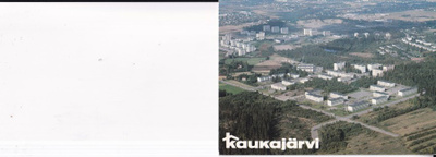 Tampere, Kaukajärvi, ilmakuvakortti,     b618