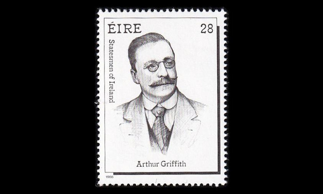 Irlanti 606 ** Pääministeri Arthur Griffith (1986)