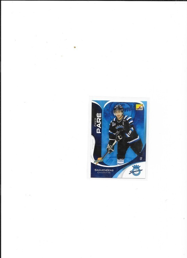 2007-08 Shawinigan Saqueers #9 Francis Pare ex- TPS